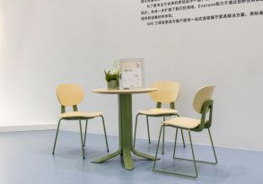 桌椅闪耀广州家博会创新设计摘双奖！不朽情缘正规网站三朗FINN系列餐(图3)