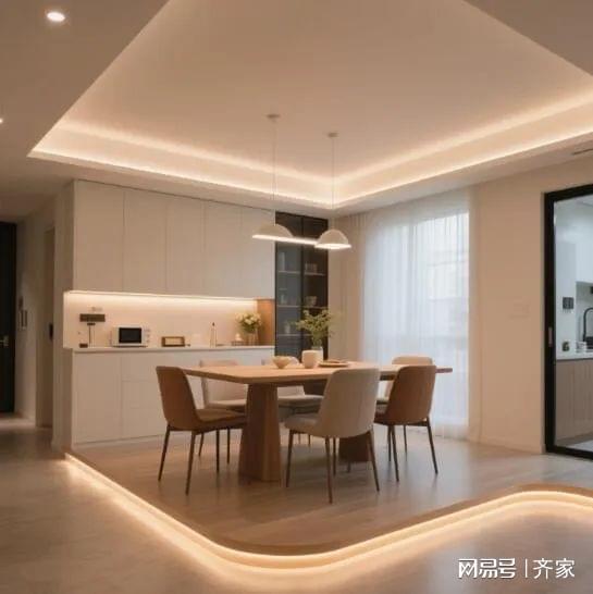 家的现代简约餐厅温馨到犯规！不朽情缘平台登录网页哇塞 这(图1)