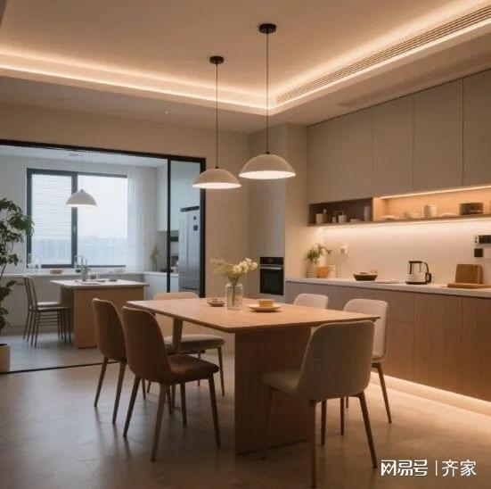 家的现代简约餐厅温馨到犯规！不朽情缘平台登录网页哇塞 这(图3)